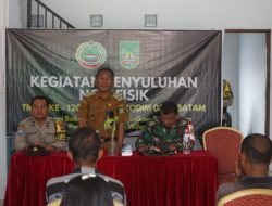 Satgas TMMD ke- 120 Kodim 0316/Batam Bersama Dinas UMKM Melakukan Penyuluhan UMKM Kepada Warga Kavling Bukit Pelita Indah.
