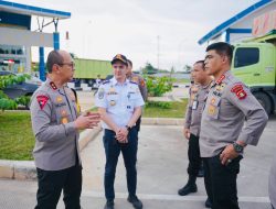 Kapolda Sumsel Irjen A Rachmad Wibowo SH.MH Tertibkan Kendaraan ODOL 9 Personel di UPPKB Kertapati