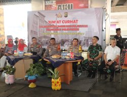 Jum’at Curhat Kapolres Metro Jakarta Pusat Bersama Warga Di Lobby Blok A Pasar Tanah Abang