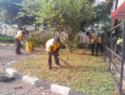 Polsek Kemayoran melaksanakan Olahraga dan Korve bersama