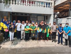 Aiptu Bahtiar Bersama Pegawai Kelurahan Galur dan Tim Jumantik Kumpul Bareng Giat Jumat Curhat