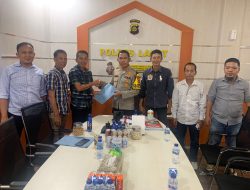 Kapolres Lahat Audensi Bersama Masyarakat Peduli Demokrasi (MPD.) Kabupaten lahat