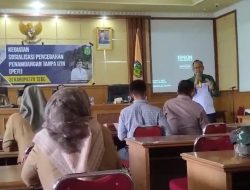 Bacabup Afriansyah suarakan aspirasi Pendompeng Saat Acara Sosialisasi Pencegahan PETI