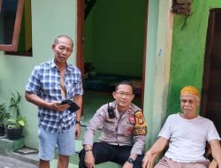 Aiptu Suparmin Ngobrol Bareng Bersama Warga Untuk Memberikan Himbauan Kamtibmas