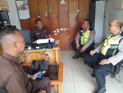 Panit Sabhara Sambangi Security Rumah Sakit Pertamina