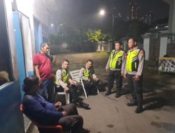 Polsek Cempaka Putih Gencarkan Patroli Cipta Kondisi Hingga Dini Hari