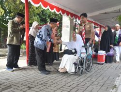 Sebanyak 353 Calon Jamaah Haji dan 7 Orang Petugas, di Berangkatkan ke Tanah Cuci.