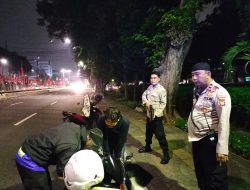 Polsek Sawah Besar Gencarkan Patroli Malam Hingga Dini Hari, Bubaran Balap Liar Dan Tawuran
