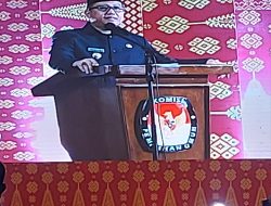 Komisi pemilihan umum ( KPU.) Melaksanakan Louncing peluncuran pemilihan bupati dan wakil bupati kabupaten lahat tahun 2024.