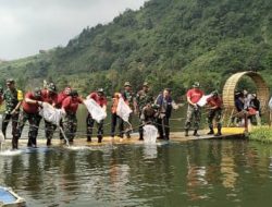 6 UNHAN Pasca Sarjana Berkolaborasi Dengan UIEU Peduli Lingkungan Bersama Satgas TMMD Ke-120 Kodim 0621/Kab. Bogor