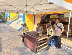 Kapolsubsektor Kayu Awet Berikan Himbauan Kamtibmas Kepada Satpam dan Warga