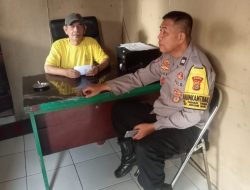Bhabinkamtibmas Kelurahan Tanah Tinggi Sambangi Warganya