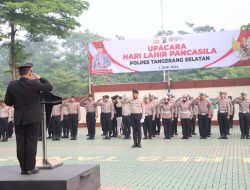 Polres Tangsel Gelar Upacara Peringatan Hari lahir Pancasila