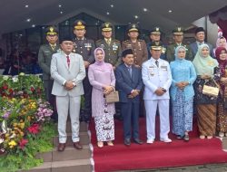 Pj Bupati Bogor Asmawa Tosepu Hadiri Upacara HJB Ke-542 di Lapangan Tegar Beriman Cibinong