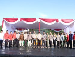 Polres Lahat Melaksanakan Penanaman pohon dan sosialisasi Karhutla.