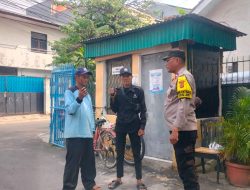 Bhabinkamtibmas Johar Baru Kunjungan Poskamling RW 10 Kelurahan Johar Baru