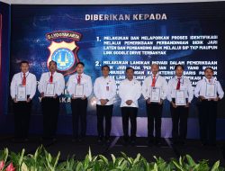Raih Peringkat Satu SIE IDET Ditreskrimum Polda DIY, Menerima Penghargaan dari Kabareskrim Polri