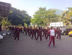 Wakapolsek Serpong Pimpin Apel Pagi Siswi Latja Lanjut Olahraga Pagi