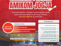 Pemkab Sleman Kembali Buka Beasiswa Perguruan Tinggi Bagi Pelajar Kurang Mampu