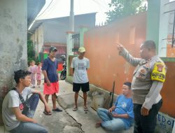 Bhabinkamtibmas Kelurahan Senen Kelakukan Kegiatan Cooling System