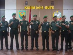 Tradisi Penerimaan dan Pelepasan Personil Kodim 0416/Bute