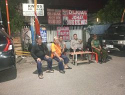 Unit Binmas Polsek Sawah Besar Bersama Warga Antisipasi Tawuran.