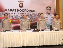 Polda Sumsel Gelar Rapat Persiapan Pilkada 2024