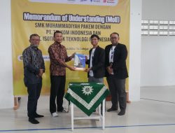 SMK Muhammadiyah Pakem Tandatangani MoU Dengan PT.Telkom Indonesia dan PT.Isotronik Teknologi Indonesia.