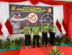 Kapolda Sumsel Irjen A Rachmad Wibowo Buka Lomba Kejuaraan Menembak Hari Bhayangkara Ke 78