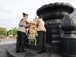 Jelang Hari Bhayangkara ke-78 Polda DIY, Gelar Upacara Ziarah dan Tabur Bunga