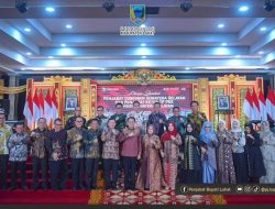 Pj.Bupati Lahat MuhamadFarid.S.STP MSI Dan Ketua Tim PKK Kabupaten Lahat Hadiri Acara Pisah Sambut Pj.Gubernur Sumatera-Selatan