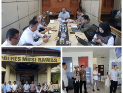 Tingkatkan Pelayanan Publik, Polres Musi Rawas Menerima Asistensi Bag RBP Rorena Polda Sumsel dan Ombudsman RI