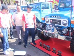 Serunya Kontes Mobil Klasik/Tua dan Bazar UMKM Hari Bhayangkara Polda Sumsel, Peserta Membludak.
