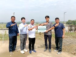 Kades Mulyasari, H. Margono mengucapkan terima kasih kepada Perusahaan yang Menyalurkan Hewan Kurban