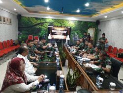 Siswa Kuliah Kerja Lapangan Studi Wilayah Pertahanan (KKL Studi Wilhan) Pasis Dikreg LXIV Seskoad TA. 2024 Mengunjungi Instansi di Kab. Bogor