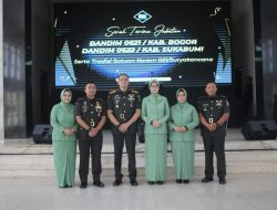 Serah Terima Jabatan Dandim 0621/Kab.Bogor dari Letkol Kav. Gan Gan Rusgandara. S Hub., Int. Kepada Letkol Inf. Anton Prasetyo