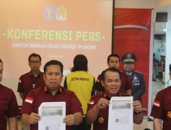 Kantor Imigrasi Kelas I Khusus TPI Batam Catat 236 Orang Asing Melanggar Administratif Keimigrasian Sepanjang Semester Pertama 2024