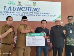Asisten II Setda Joko Ariawan Hadiri Launching BPJS Kesehatan BAZNAS Kabupaten Tebo