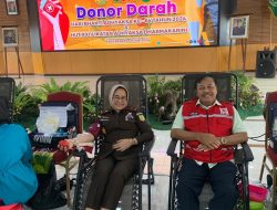 Dalam Rangka Hari Bhakti Adhyaksa ke-64 dan HUT Ikatan Adhyaksa Dharmakarini, Kejati DIY Selenggarakan Donor Darah.