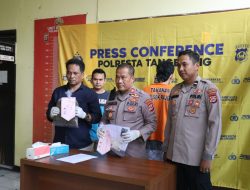 Gelapkan Motor dengan Modus Pesan Es Teh Jumbo, Pria 23 Tahun Diamankan Polsek Rajeg Polresta Tangerang