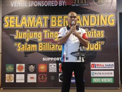 Kapolres Melawi Buka Open Tournament Billiard 9 Ball Kapolres Cup Tahun 2024