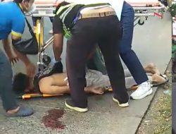 Polsek Cileungsi Cek TKP Adanya Orang Tergetak di Pinggir Jalan
