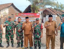Danramil 0602-02/Kasemen Bersama Lurah Bendung, Letakkan Batu Pertama Perehaban Rutilahu Veteran Menyambut HUT RI Ke-79