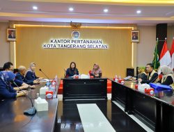 Sambut Kunjungan Ombudsman, Kantah Tangsel Siap Tingkatkan Kualitas Pelayanan