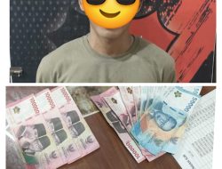 Ipda Alex Pardona SH Bersama Tim Unit Reskrim Polsek Tengah Ilir Berhasil Meringkus Seorang Pelaku Diduga Pengedar Uang Palsu