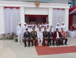 Upacara HUT Ke-79 Kemerdekaan RI Di Kecamatan Rajeg Berlangsung Lancar Dan Khitmat