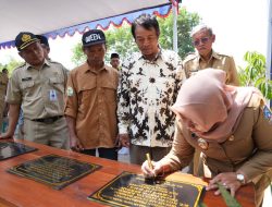 Wujudkan Ketahanan Pangan, Bupati Kustini Sri Purnomo Resmikan Bangunan Irigasi air Tanah Dangkal