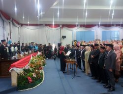 40 Anggota DPRD Lahat Terpilih Di lantik Masa Jabatan Priode Tahun 2024-2029