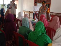 Ngariung Iman Ngariung Aman ,Kapolres Serang Gelar Bansos dan Ngobrol Bareng Emak Emak Lansia Desa Julang