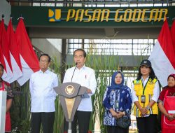 Mampu Menampung 1.837 Pedagang, Pasar Godean di Resmikan oleh Presiden Joko Widodo